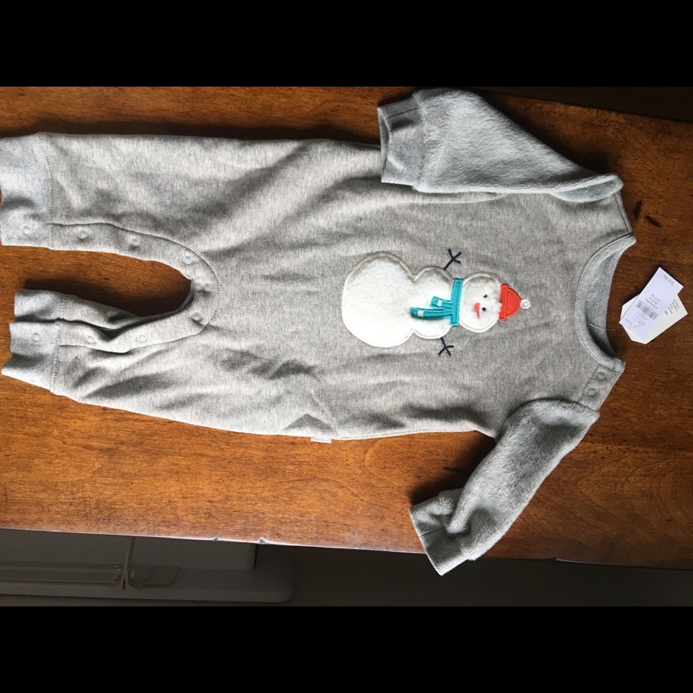 Baby Gap warm Christmas onesie.  New with tags.